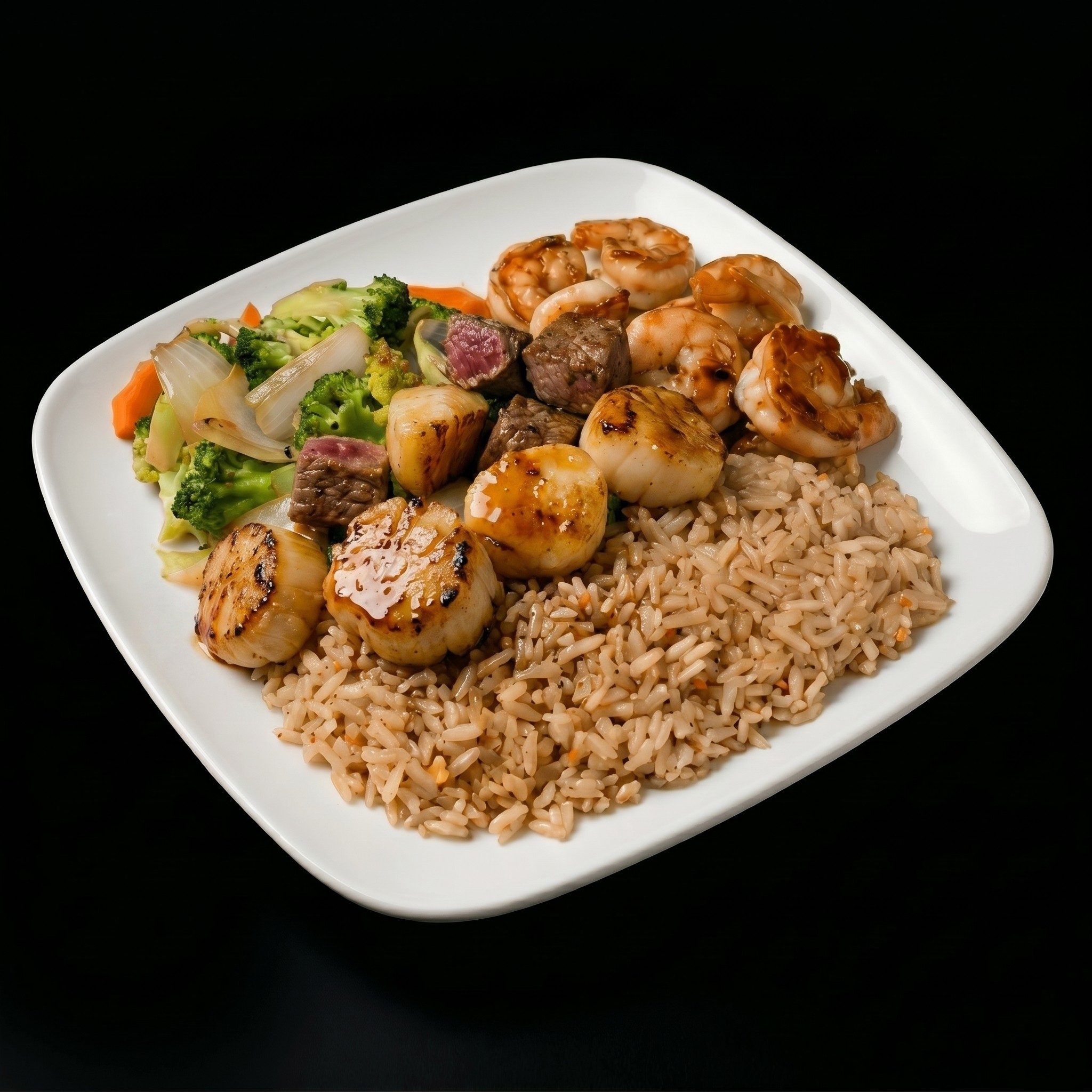 25. Steak and Scallop Hibachi Combo.
