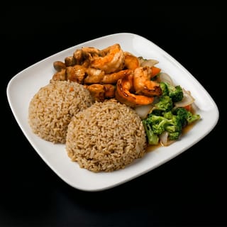 23. Chicken and Shrimp Hibachi Combo